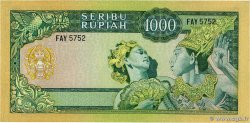 1000 Rupiah INDONESIA  1960 P.088a VF