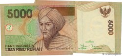 5000 Rupiah Fauté INDONESIA  2001 P.142a SC