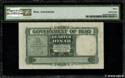 1/4 Dinar IRAK  1942 P.016a TTB