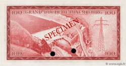 100 Francs Spécimen LUSSEMBURGO  1963 P.52s FDC