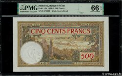 500 Francs MAROKKO  1948 P.15b ST