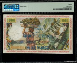 10 NF sur 1000 Francs pêcheur MARTINIQUE  1960 P.39 BC