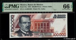 100000 Pesos Petit numéro MEXIQUE  1988 P.094a NEUF