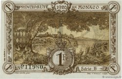 1 Franc MONACO  1920 P.04b q.FDC