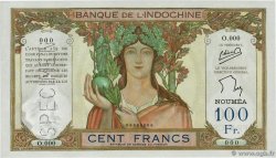 100 Francs Spécimen NOUVELLE CALÉDONIE  1957 P.42ds NEUF