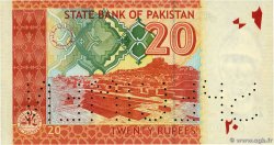 20 Rupees Spécimen PAKISTAN  2007 P.46as UNC