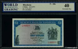 1 Dollar RHODESIEN  1971 P.30b fVZ