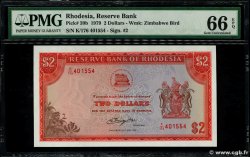 2 Dollars RHODESIEN  1979 P.39b ST