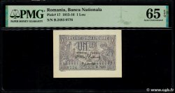 1 Leu ROMANIA  1915 P.017 FDC