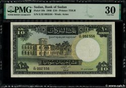 10 Pounds SUDAN  1966 P.10b BB