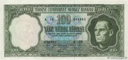 100 Lira TURCHIA  1964 P.177a SPL+