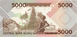 5000 Vatu Petit numéro VANUATU  1989 P.04 q.FDC