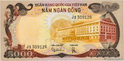 5000 Dong SOUTH VIETNAM  1975 P.35a XF