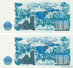100 Dinars Consécutifs ALGÉRIE  1981 P.131a pr.NEUF