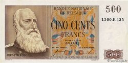 500 Francs BELGIQUE  1953 P.130a