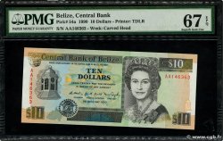10 Dollars BELICE  1990 P.54a