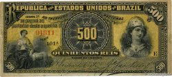 500 Reis BRASILIEN  1893 P.001b S