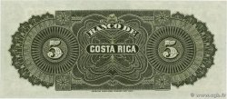 5 Pesos Non émis COSTA RICA  1899 PS.163r1 NEUF