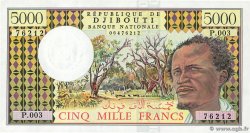 5000 Francs DSCHIBUTI   1991 P.38d ST