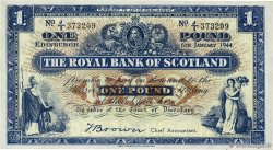 1 Pound SCOTLAND  1944 P.322b XF+