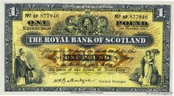 1 Pound SCOTLAND  1957 P.324b SC+