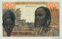 100 Francs WEST AFRIKANISCHE STAATEN  1958 P.002b fST