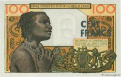 100 Francs WEST AFRICAN STATES  1958 P.002b AU