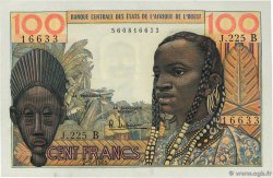 100 Francs WEST AFRIKANISCHE STAATEN  1965 P.201Be fST+