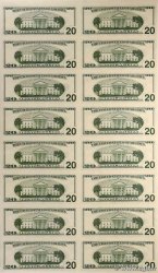 20 Dollars Planche ESTADOS UNIDOS DE AMÉRICA San Francisco 1996 P.501* FDC