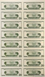 20 Dollars Planche ESTADOS UNIDOS DE AMÉRICA San Francisco 1996 P.501* FDC