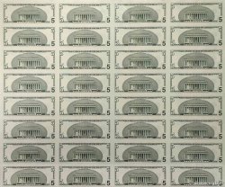 5 Dollars Planche UNITED STATES OF AMERICA New York 2001 P.510  UNC