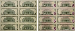 5 Dollars Planche UNITED STATES OF AMERICA  2006 P.523A et 524 UNC