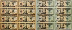 10, 20 Dollars Planche UNITED STATES OF AMERICA  2006 P.525 et 526 UNC