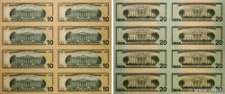 10, 20 Dollars Planche UNITED STATES OF AMERICA  2006 P.525 et 526 UNC