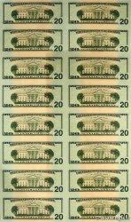 20 Dollars Planche UNITED STATES OF AMERICA New York 2006 P.526 UNC