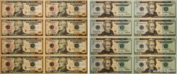 10, 20 Dollars Planche UNITED STATES OF AMERICA  2009 P.532 et 533 UNC