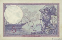 5 Francs FEMME CASQUÉE FRANCE  1917 F.03.01 TTB
