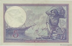 5 Francs FEMME CASQUÉE FRANCE  1917 F.03.01 XF-