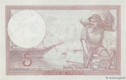 5 Francs FEMME CASQUÉE modifié FRANCIA  1939 F.04.10 SC