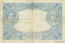 20 Francs BLEU FRANCE  1913 F.10.03 VF-