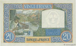 20 Francs TRAVAIL ET SCIENCE FRANCE  1941 F.12.14 SPL