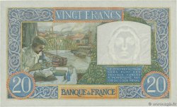 20 Francs TRAVAIL ET SCIENCE FRANCIA  1941 F.12.18 AU+