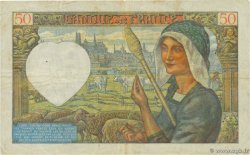50 Francs JACQUES CŒUR FRANCIA  1940 F.19.04 MBC