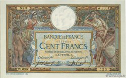 100 Francs LUC OLIVIER MERSON sans LOM FRANCE  1919 F.23.11 SUP