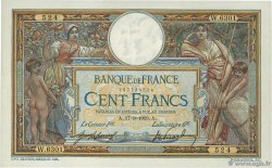 100 Francs LUC OLIVIER MERSON sans LOM FRANCIA  1919 F.23.11 EBC