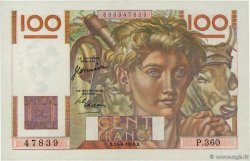 100 Francs JEUNE PAYSAN FRANCE  1950 F.28.26 SPL+