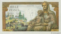 1000 Francs DÉESSE DÉMÉTER FRANCIA  1943 F.40.21 AU