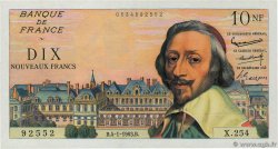 10 Nouveaux Francs RICHELIEU FRANCE  1963 F.57.22