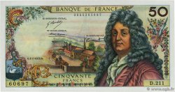 50 Francs RACINE FRANCIA  1973 F.64.22 FDC