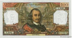 100 Francs CORNEILLE FRANKREICH  1975 F.65.48 fST+